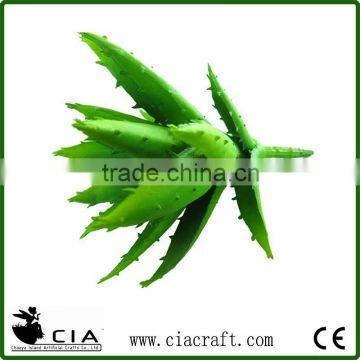 Potted Artificial Aloe Pick Plant in Green for Table Centerpiece Decor photo-2