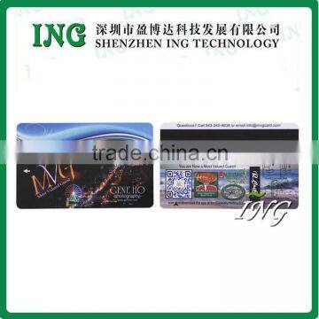 Hight quality plastic hotel Key PVC Cards printing