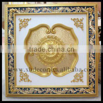 Luxury square ceiling medallion types of ceiling medallion