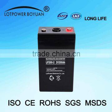 Sealed lead acid battery manufacturers Hot Selling 2v 200ah Ups Battery