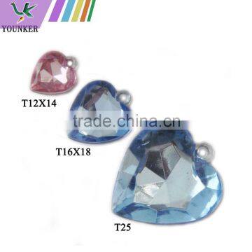 Assorted Shapes Color Glue on Faceted Crafting Plastic Gemstone Acrylic Rhinestone photo-3