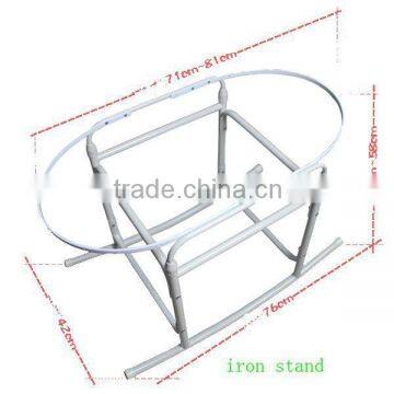 moses basket stand metal rocking stand