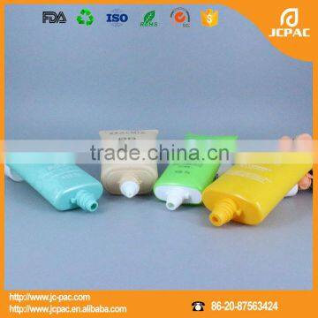 Oval Cosmetic Plastic Tube for BB Cream, Plastic Facial Cream Tube Packing