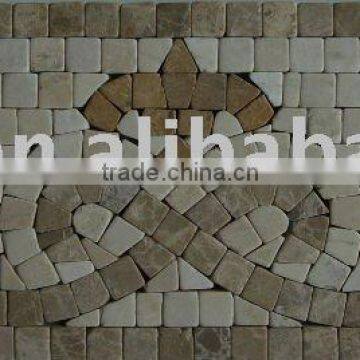 Lava Mosaic Border line Art Marble Mosaic YFL068