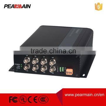 Long distance transmission digital video fiber optics