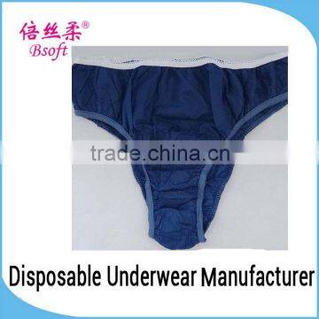 Blue Seduction Disposable Paper Underwear Elastic Band for Underwear