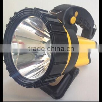 Factory best selling 8w 3 in 1 led rechargeable spotlight with flash light on backside