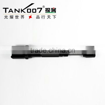 TANK007 rechargeable led flashlight with side light usb torch light led tech light flashlight