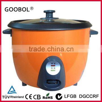 2.8L Small Drum Rice Cooker With Orange Color Shell