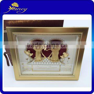 gold foil cat Frame