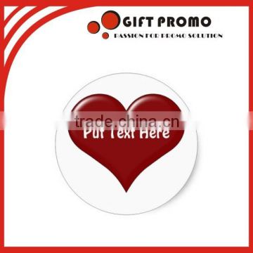 Promotional Valentines Heart Shape Sticker