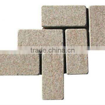 Mesh backed paver