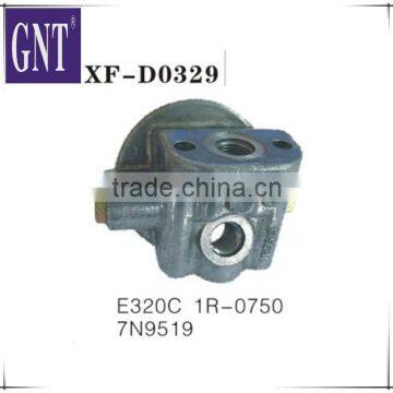 Excavator fuel filter head for E320C 1R-0750