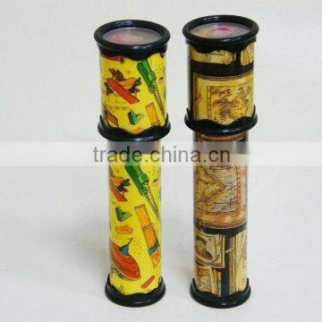 All kinds of kaleidoscope toys( paper kaleidoscope, plastic kaleidoscope) with different size and print, pass EN71 certificate