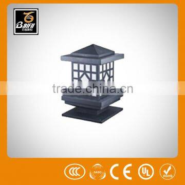 pl 2478 solar garden lighting stone pillar light for parks gardens hotels walls villas