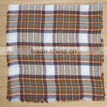 Women's Tartan Blanket Scarf Wrap Shawl Plaid Checked Pashmina photo-2