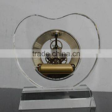 2016 China Wholesale Crystal Glass Wall Clock Wall Design photo-6