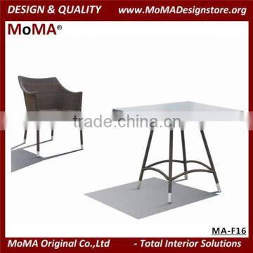 MA-F16 Outddoor Rattan Furniture 4 Seater Dining Table And Chairs Set