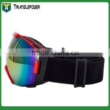 Mirroring snowboard glass for women, ski goggles for female, mirroring snow goggles