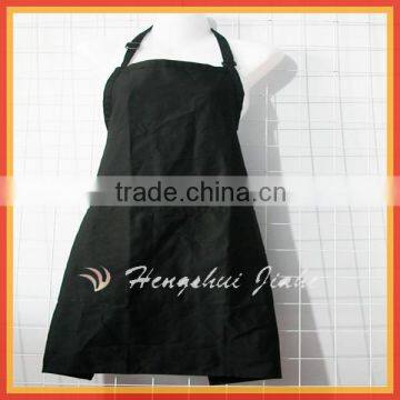 cotton black bib apron