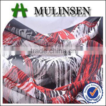 Shaoxing Mulinsen Textile 2015 hotsale woven printed pure chiffon fabric