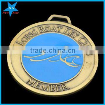 2015 gold metal plating taekwondo medal