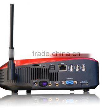 Cloudnetgo CRD2 3d Mapping Projector Wireless Mini Projector With Kodi 15.2 and Skype Located Projector 4k