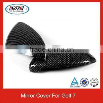 2014 Replacement car side mirror cover carbon fiber mirror cover for VW golf 7