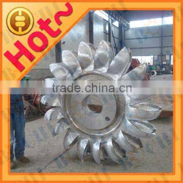 Pelton turbine wheel