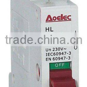 HL 1P Modular Electrical 63A Isolator Switch