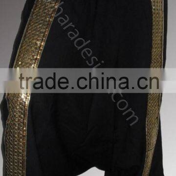 Bamboo Harem pants with brocade work