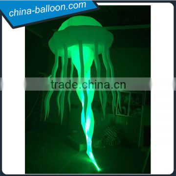 Color changing inflatable decorating jellyfish light balloon, party decorations with inflatable jellyfish