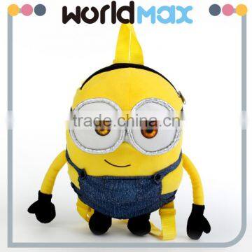 Children Present Minion Soft Toy Plush Backpack