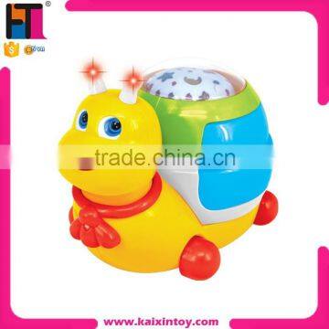 high quality ABS projection snail kid toy battery operated toy                        
                                                Quality Choice