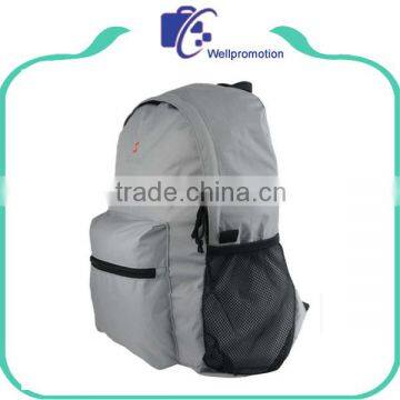 Promotional Customized Folding Backpack / Outdoor Backpack With Mesh Pocket photo-2