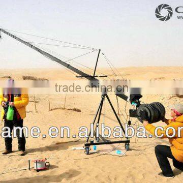 27.5 Foot Pan Tilt Head 3 kilo Camera Crane Jib Arm Jibs 7 Inch Monitor Kit Camea Jib