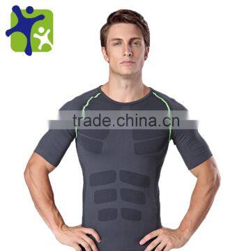 Male breathable quick dry gym shirt, Men Body Shaper short Sleeve gym shirt, top quality sport t shirt , MA06