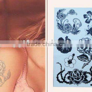 cartoon beautiful sticker for butterfly temporary tattoos