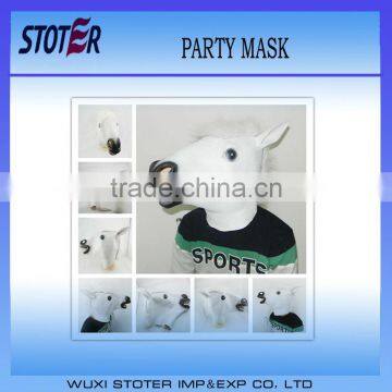 New party mask, latex zombie horse head mask, halloween mask