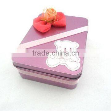 cute bear tin couples gift box