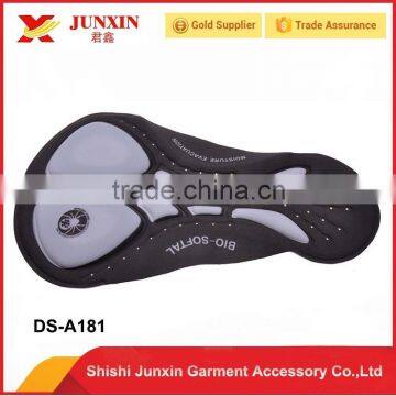 China manufacturer cycling cushion cycling crotch pad Coolmax