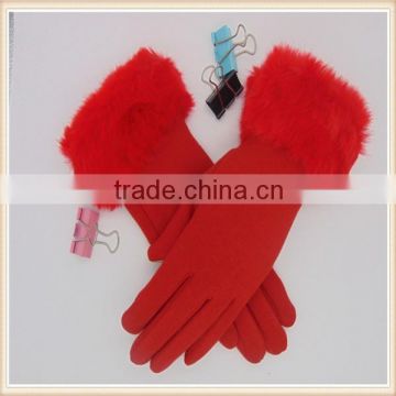 2016 NEW Design Fashion lady hand gloves in low price