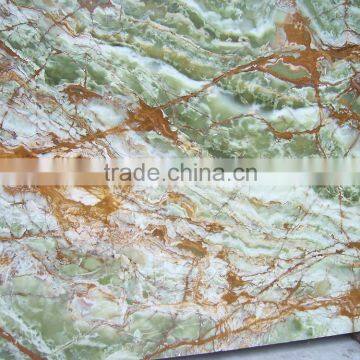 Natural green color for wall in bathroom onyx in afghanistan