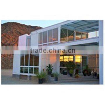 Beautiful prefab resort building,luxury prefab steel villas, Steel villa luxury building