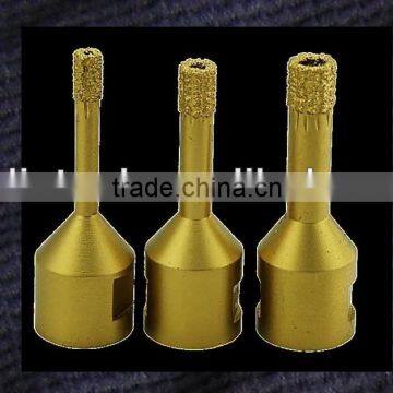 6 mm (1/4")Vacuum Brazed diamond hole saw/core drill bit with Female Thread