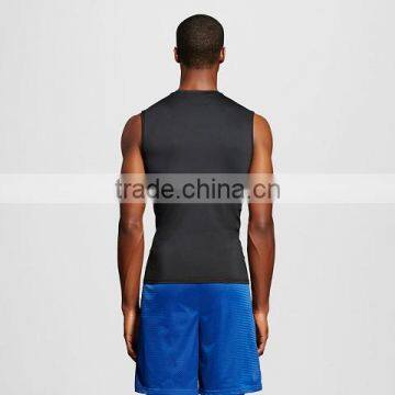 Daijun OEM Summer Wholesale Black Polyester Fashion Athletic Tank Top photo-3