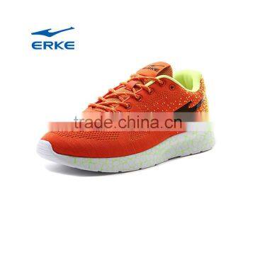 ERKE hot sales fashion flyknit mehs wholesale lighweight mens brand sports shoes