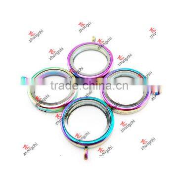 Metal Love Memory Glass Floating Lockets With Story Charms (LLC51023) photo-6