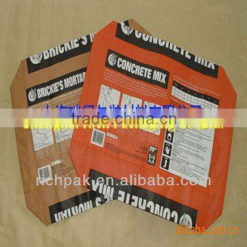 20kg cement paper bags with valve port