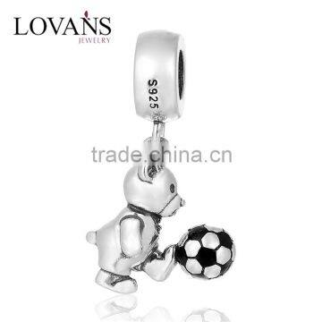 Wholesale Sport Style Football Charms Fit Diy Bracelet